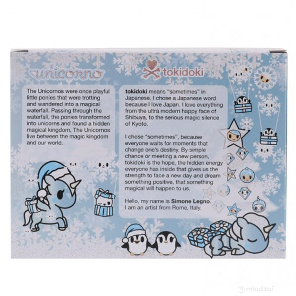 Yuki Holiday Unicorno Clear Blue 5" inch Vinyl Toy