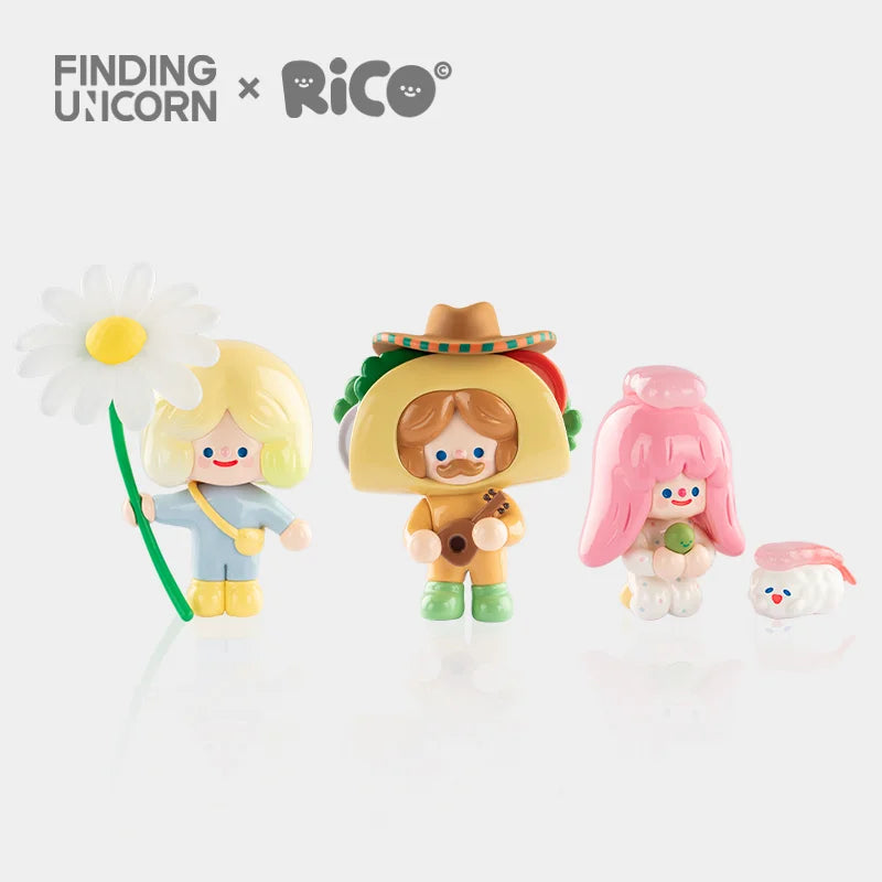 RiCO Happy Picnic Together Blind Box Series by Rico x Finding Unicorn