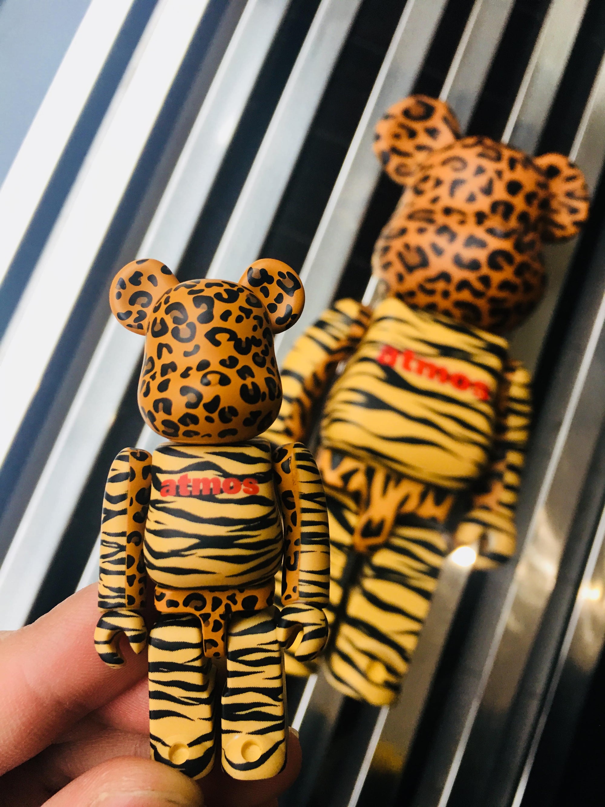 Atmos Animal 400% + 100% Bearbrick Set by Medicom Toy x Atmos