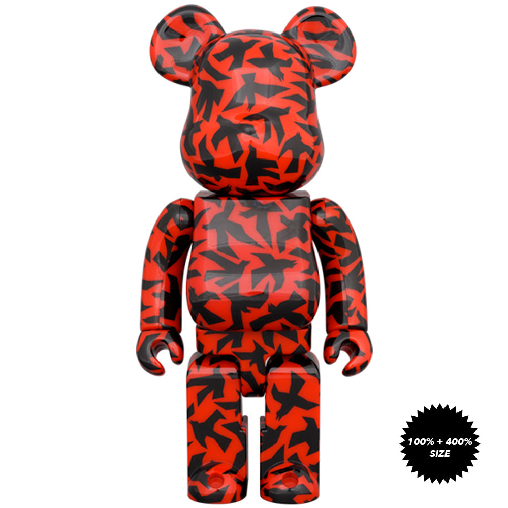 Alfred Hitchcock: The Birds 100% + 400% Bearbrick Set by Medicom Toy