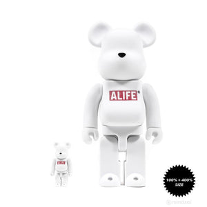 Alife 100% + 400% Bearbrick Set by Medicom Toy