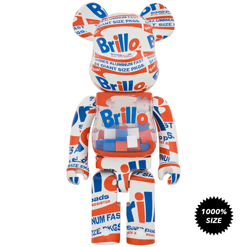ミリタリー Bearbrick ANDY WARHOL Brillo 2022 1000% BE@RBRICK ANDY WARHOL 
