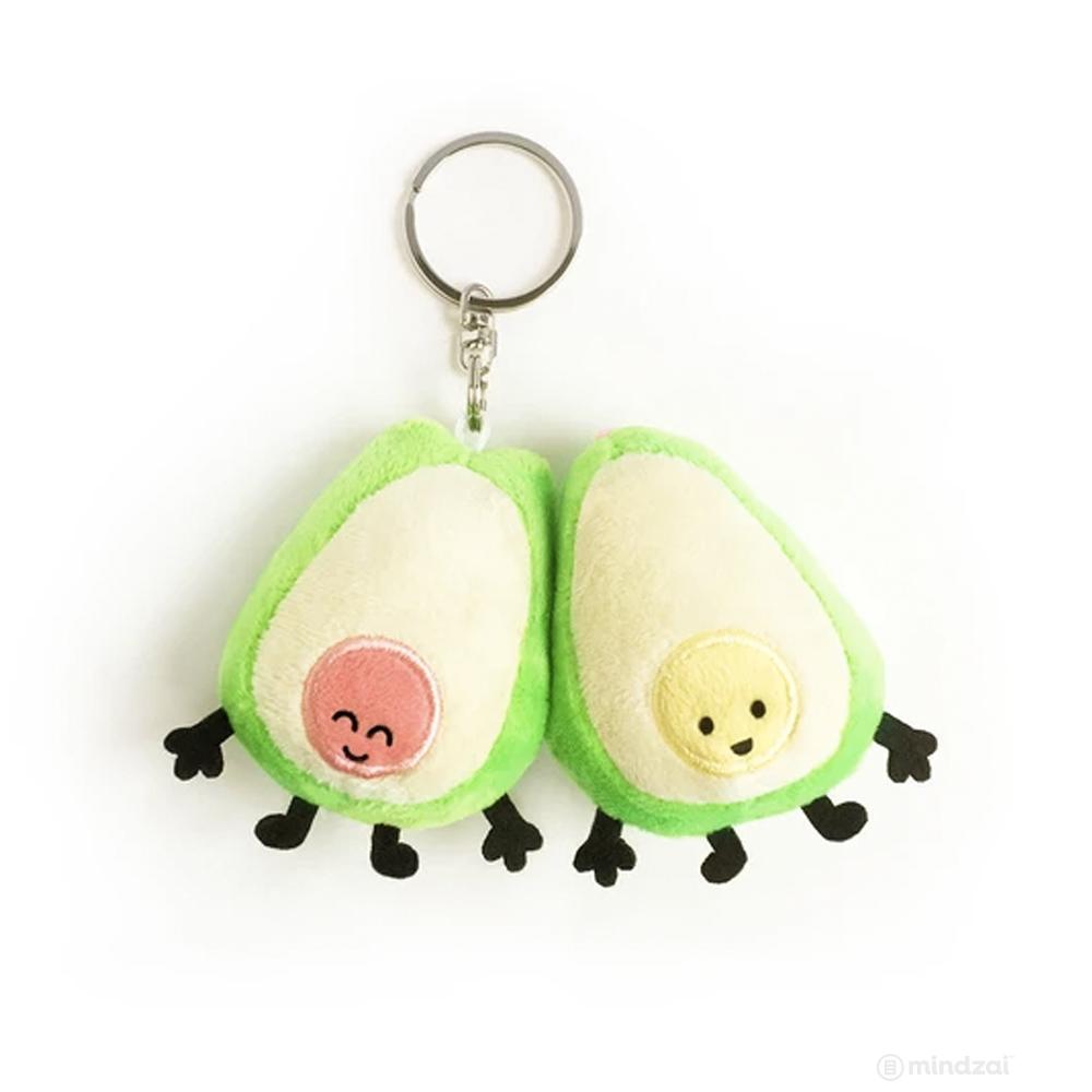 Let&#39;s Avocuddle Plush Keychain by Queenie&#39;s Cards