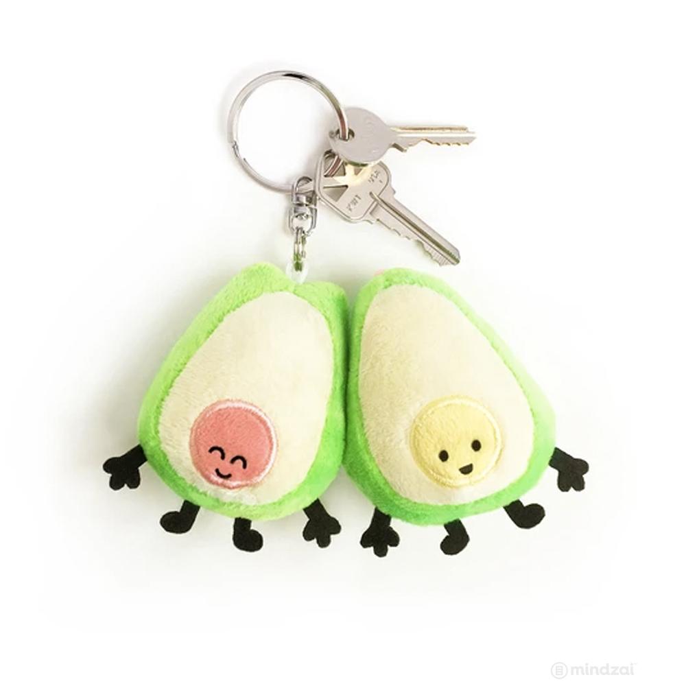 Let's Avocuddle Plush Keychain by Queenie's Cards