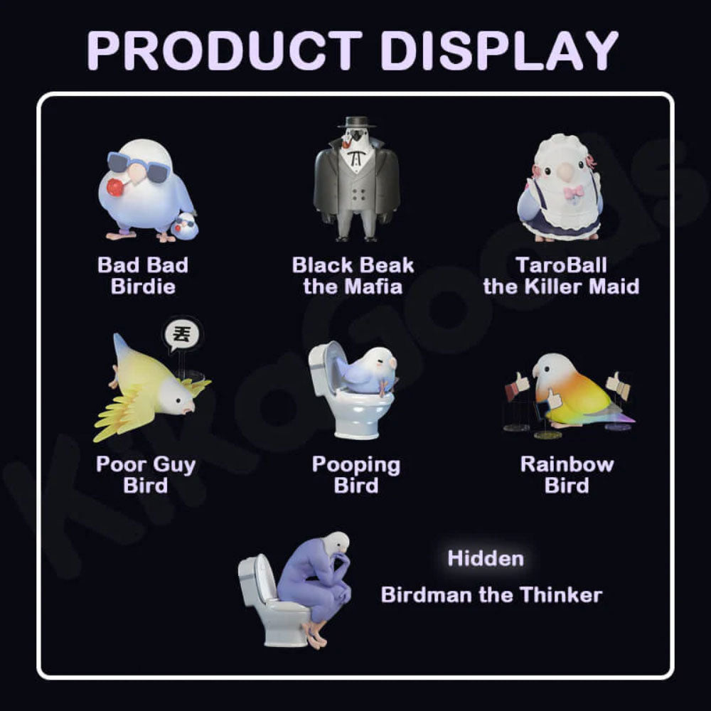 Bad Bad Birdie Lovebirdie Blind Box Series by PLZDONT