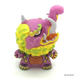 Kaiju Dunny Battle Series by Clutter x Kidrobot - Pink Baku Dunny (Candie Bolton) [Chase]
