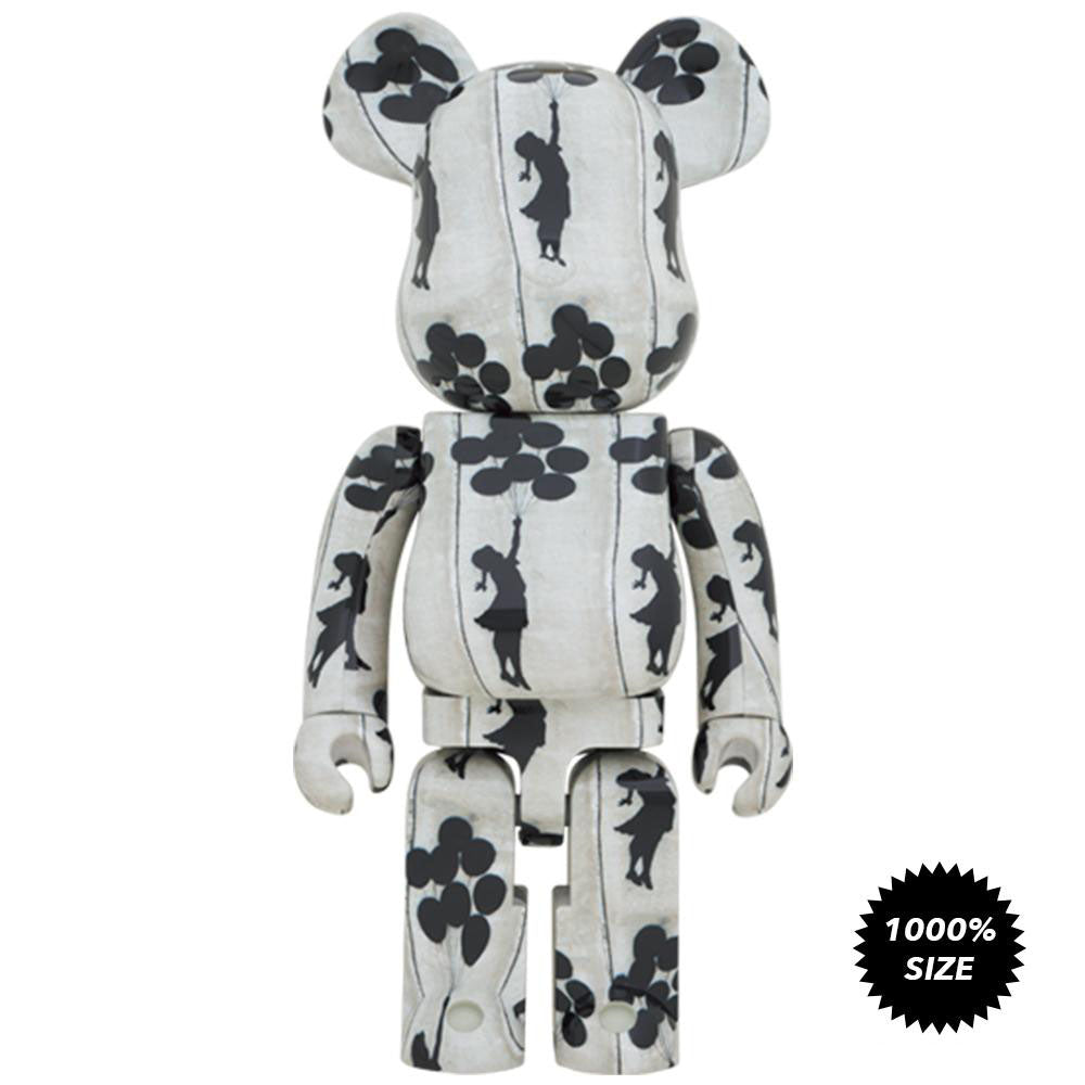 Banksy Flying Balloon Girl 1000% Bearbrick by Medicom Toy