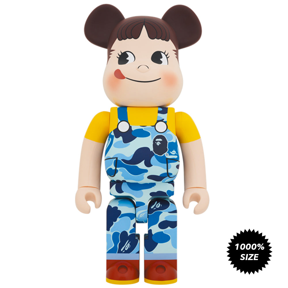 *Pre-order* BAPE × Peko-chan (Blue) 1000% Bearbrick by Medicom Toy