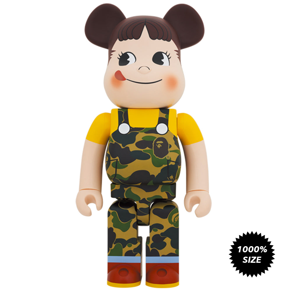 *Pre-order* BAPE × Peko-chan (Green) 1000% Bearbrick by Medicom Toy