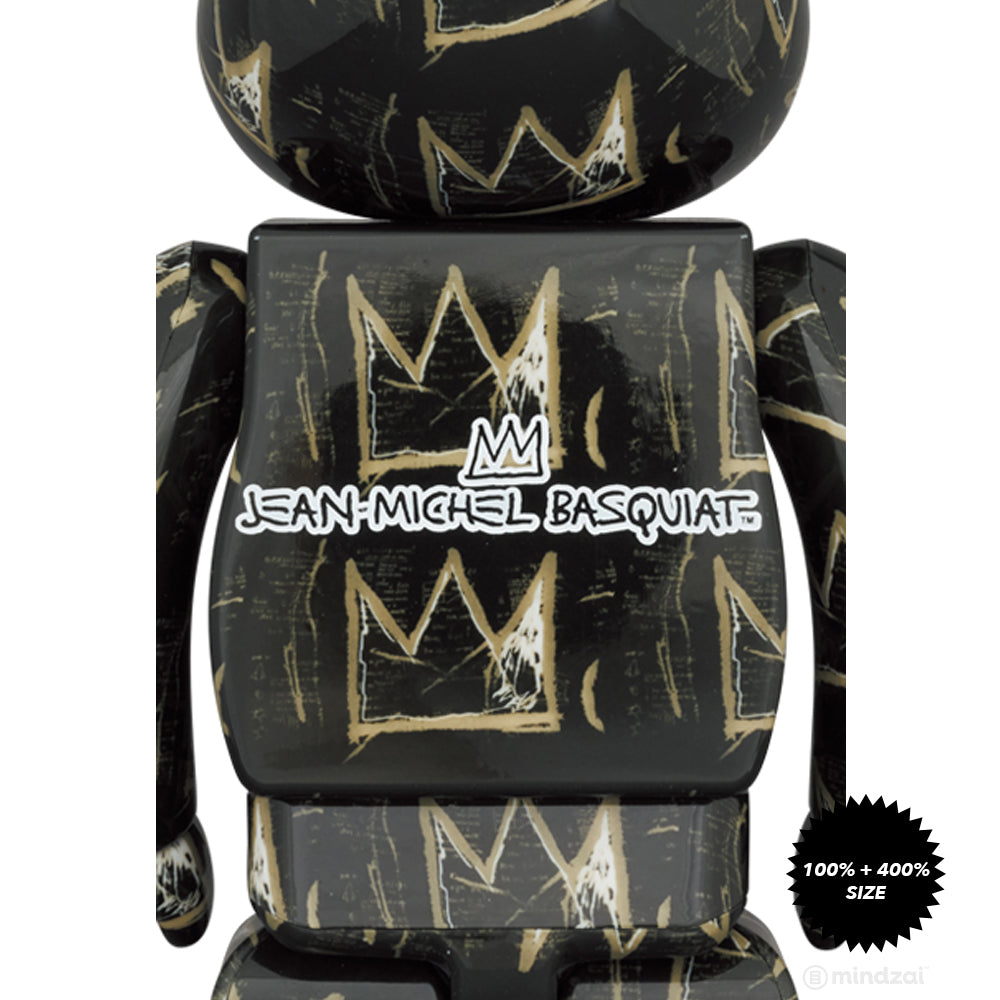 Jean-Michel Basquiat #8 100% + 400% Bearbrick Set by Medicom Toy