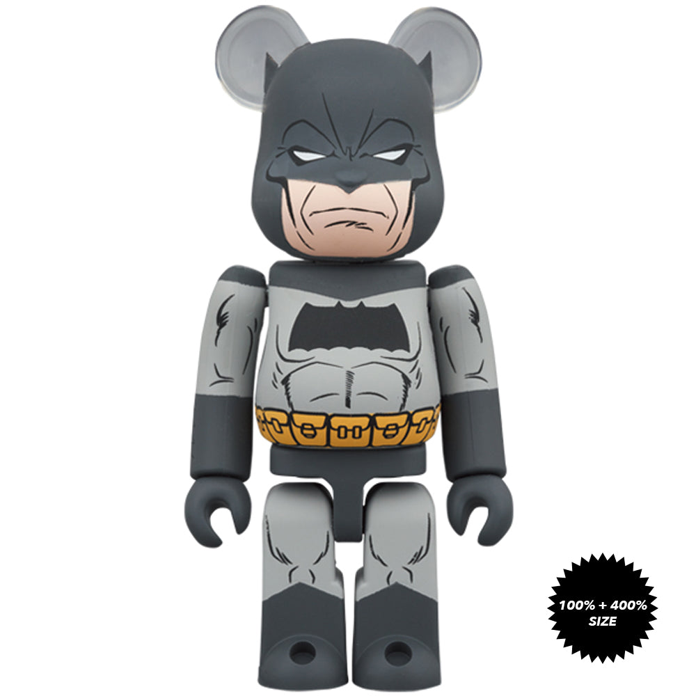 Batman (The Dark Knight Returns Ver.) 100% + 400% Bearbrick Set by Medicom Toy