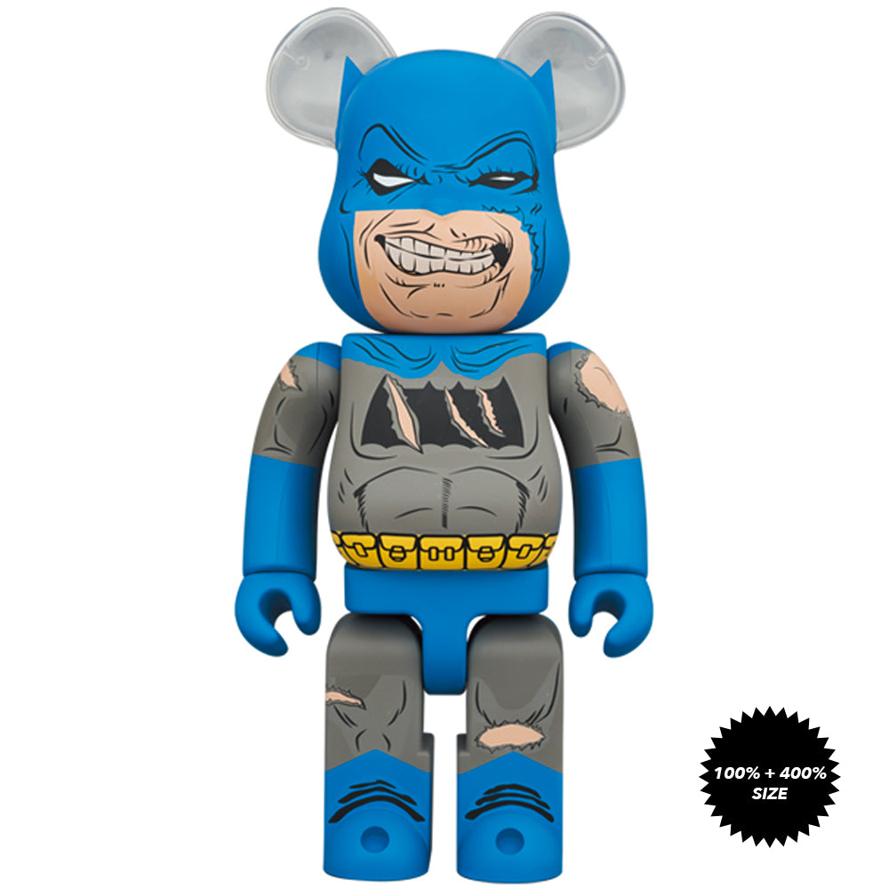 Batman (TDKR: The Dark Knight Triumphant Ver.) 100% + 400% Bearbrick Set by Medicom Toy