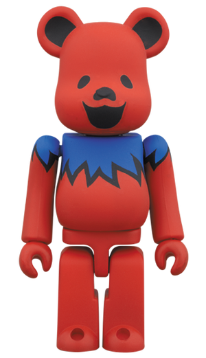 Grateful Dead Red and Blue 100% Bearbrick Bundle - Mindzai  - 2