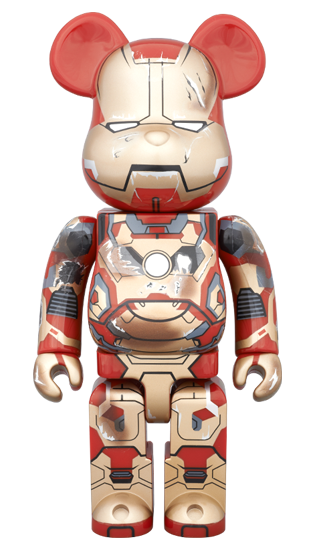 Damaged Ironman 400% Bearbrick - Mindzai  - 1