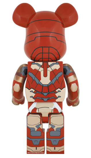 Damaged Ironman 400% Bearbrick - Mindzai  - 1