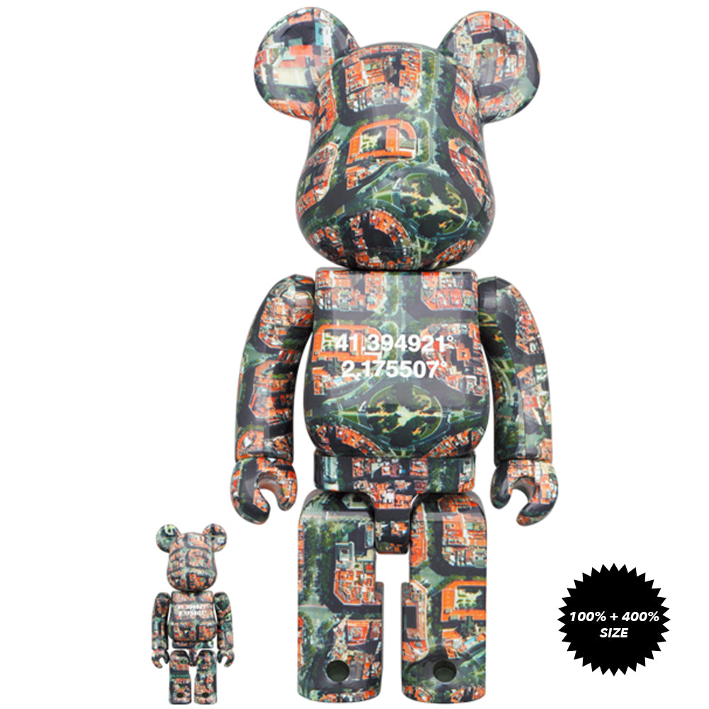 Benjamin Grant OVERVIEW Barcelona 100% + 400% Bearbrick Set