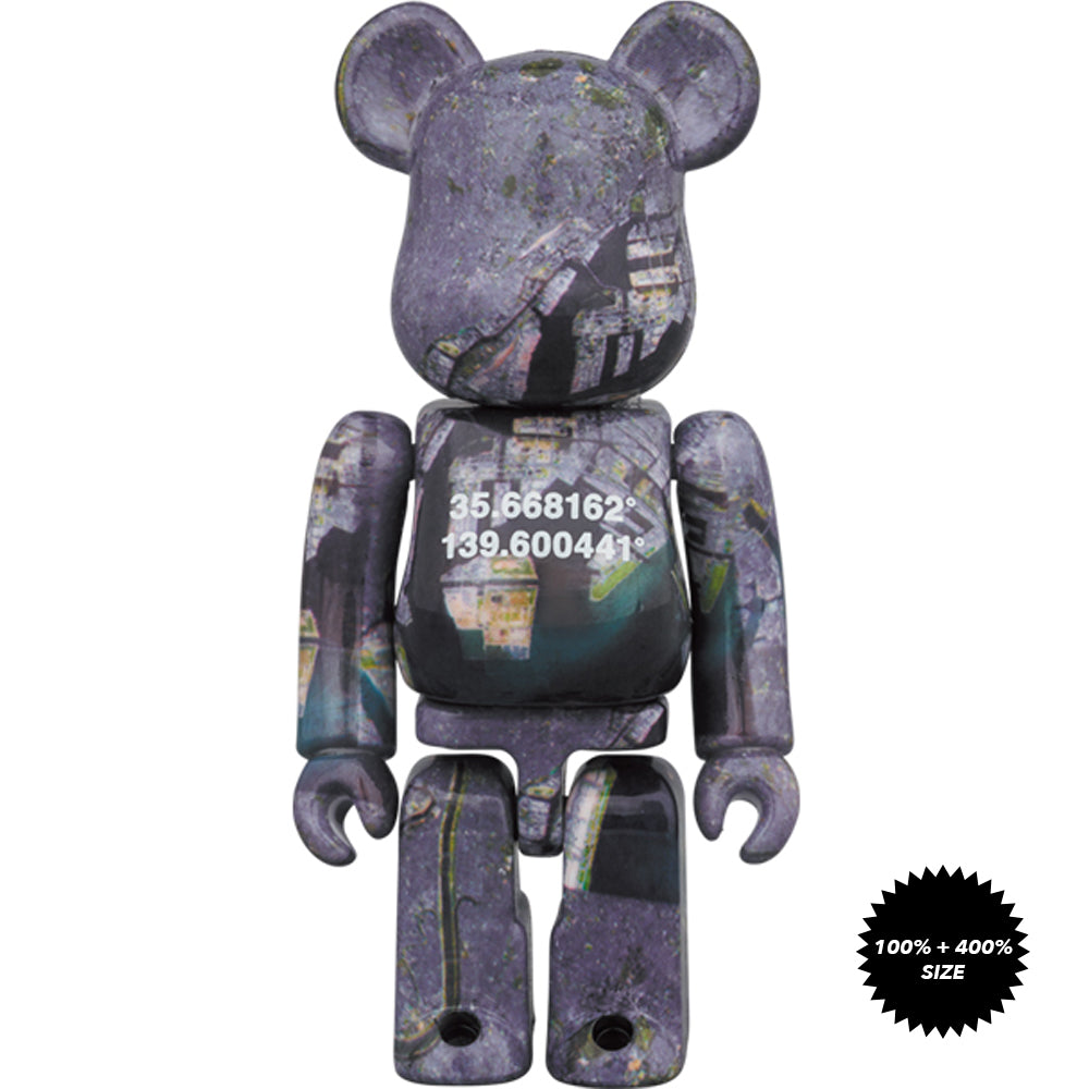 Benjamin Grant OVERVIEW Tokyo 100% + 400% Bearbrick Set by Medicom Toy