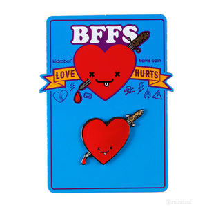 BFFS Jimmy and Ice Enamel Pin by Kidrobot x Travis Cain - Mindzai  - 2