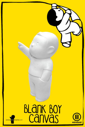Tian Tian Blank Boy Canvas DIY Vinyl Toy - Mindzai  - 4