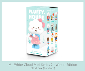 Mr. White Cloud Mini Series 2 White Winter Edition by Fluffy House x POP MART