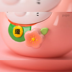 Peach Blossom Popo Daruma by SeaStar Studios