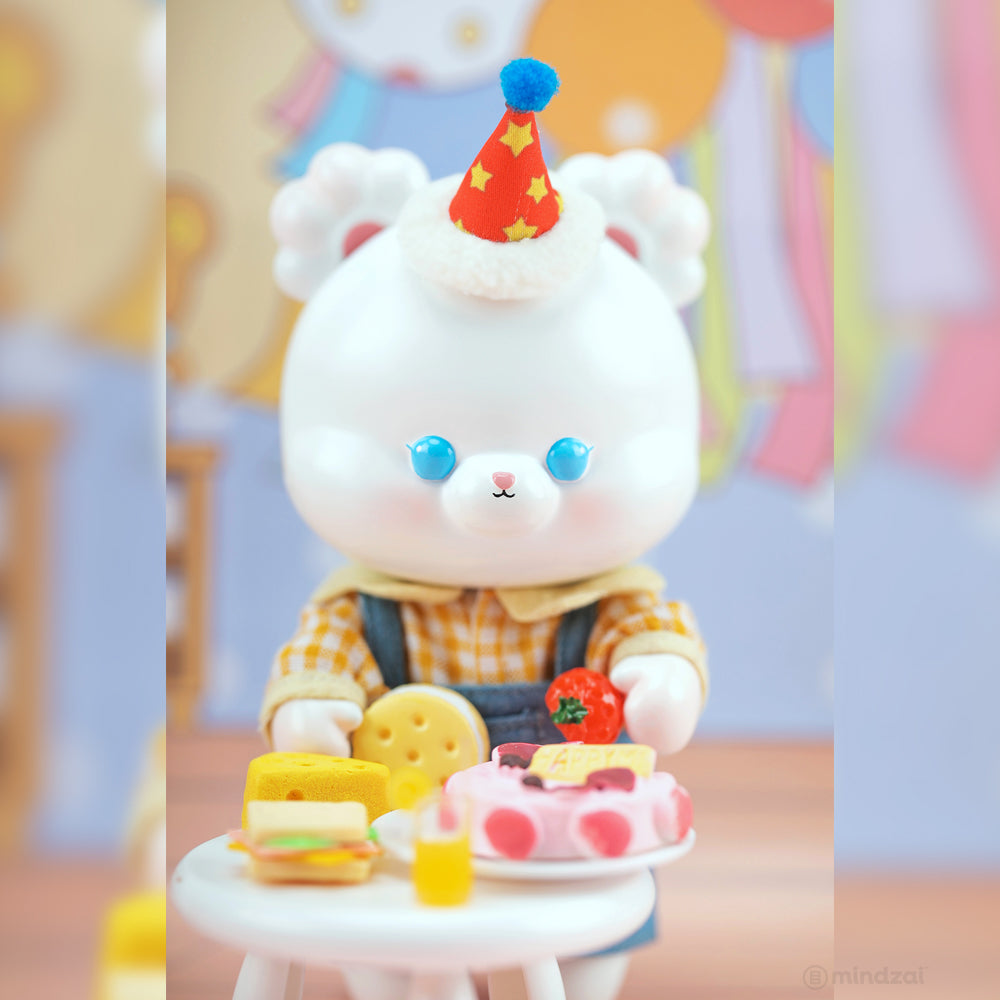 Birthday Bobo Bear (*Paint Chip on left ear*)by SeaStar Studios