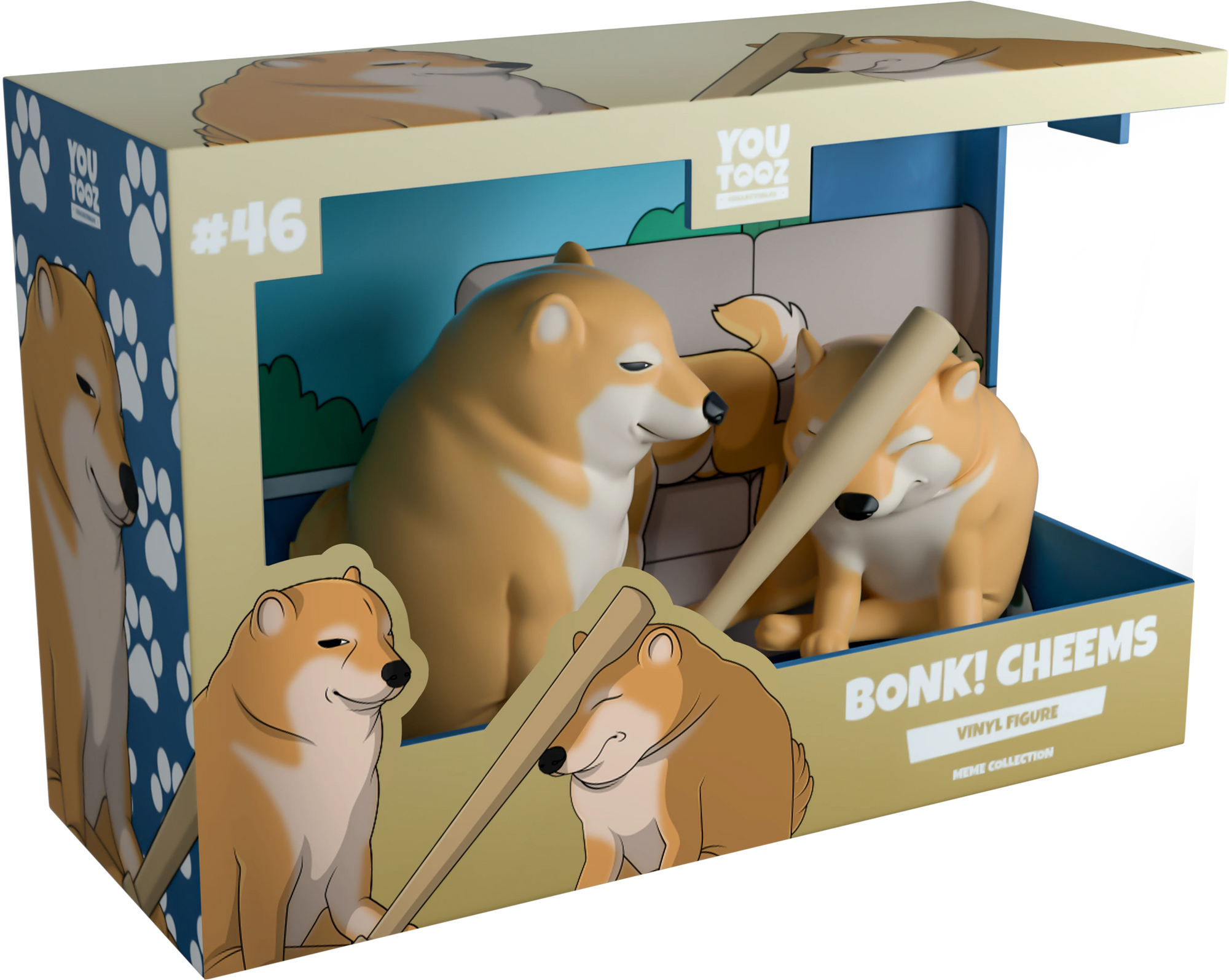 Meme: Bonk! Cheems Toy Figure by Youtooz Collectibles