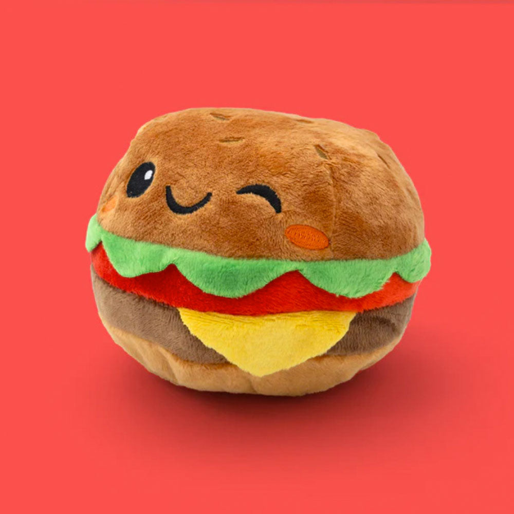 Yummables Burger - 5" Large Plushie by Pin Pin Pals