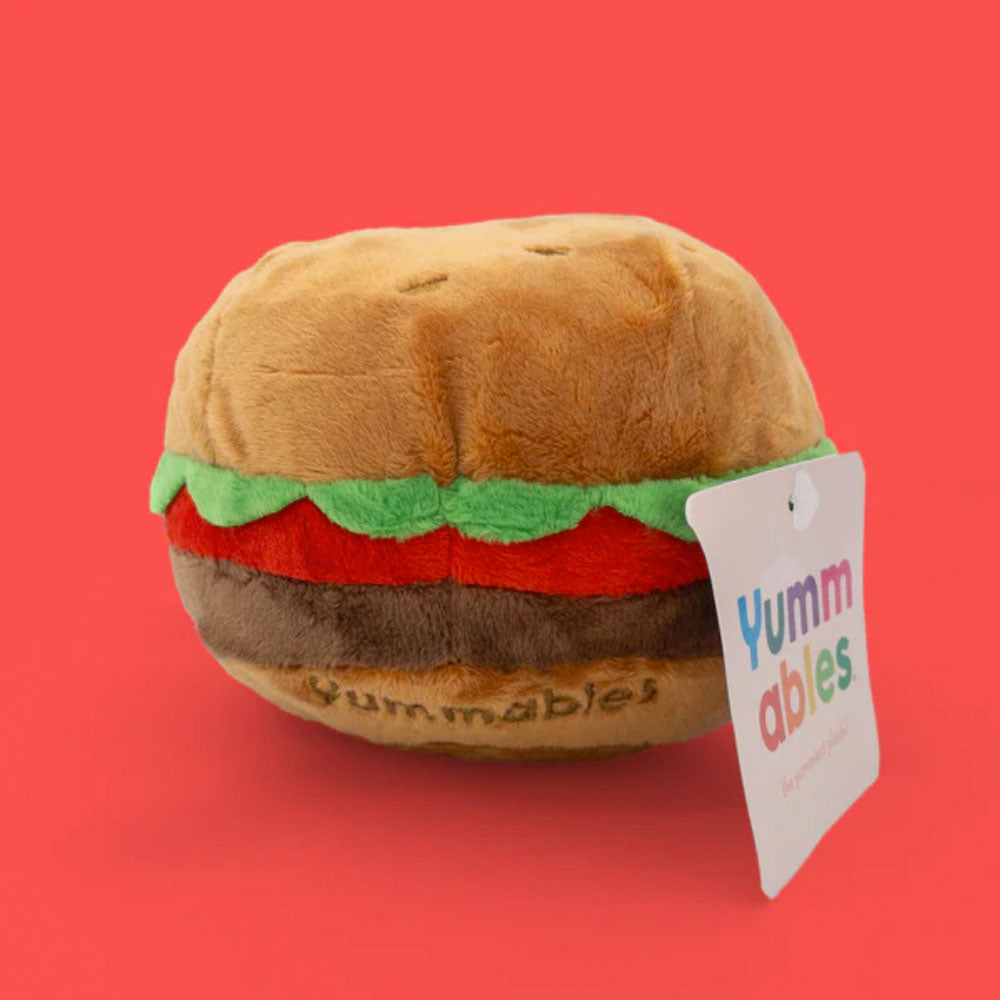 Yummables Burger - 5" Large Plushie by Pin Pin Pals