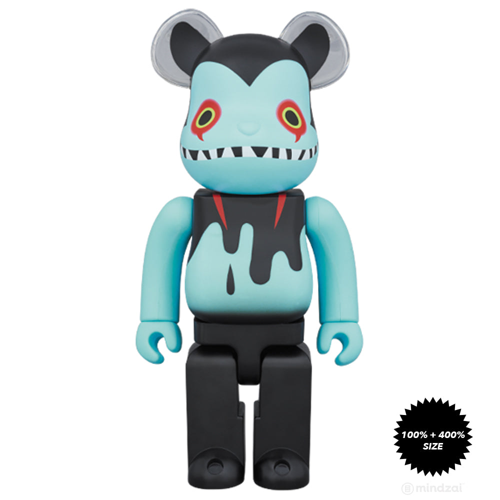 Byron Devilman 100% and 400% Bearbrick Set by Shoko Nakazawa x Medicom Toy