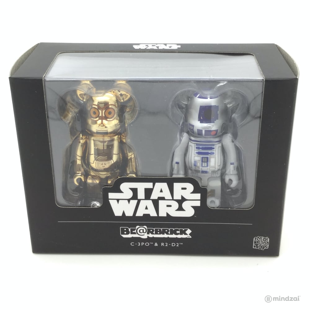 Star Wars Bearbrick: C-3PO & R2-D2 100% Figure 2-Pack Set by Medicom Toy