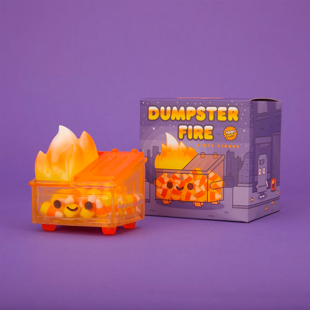 Lil Dumpster Fire "Candy Corn Edition" Vinyl Figure by 100% Soft