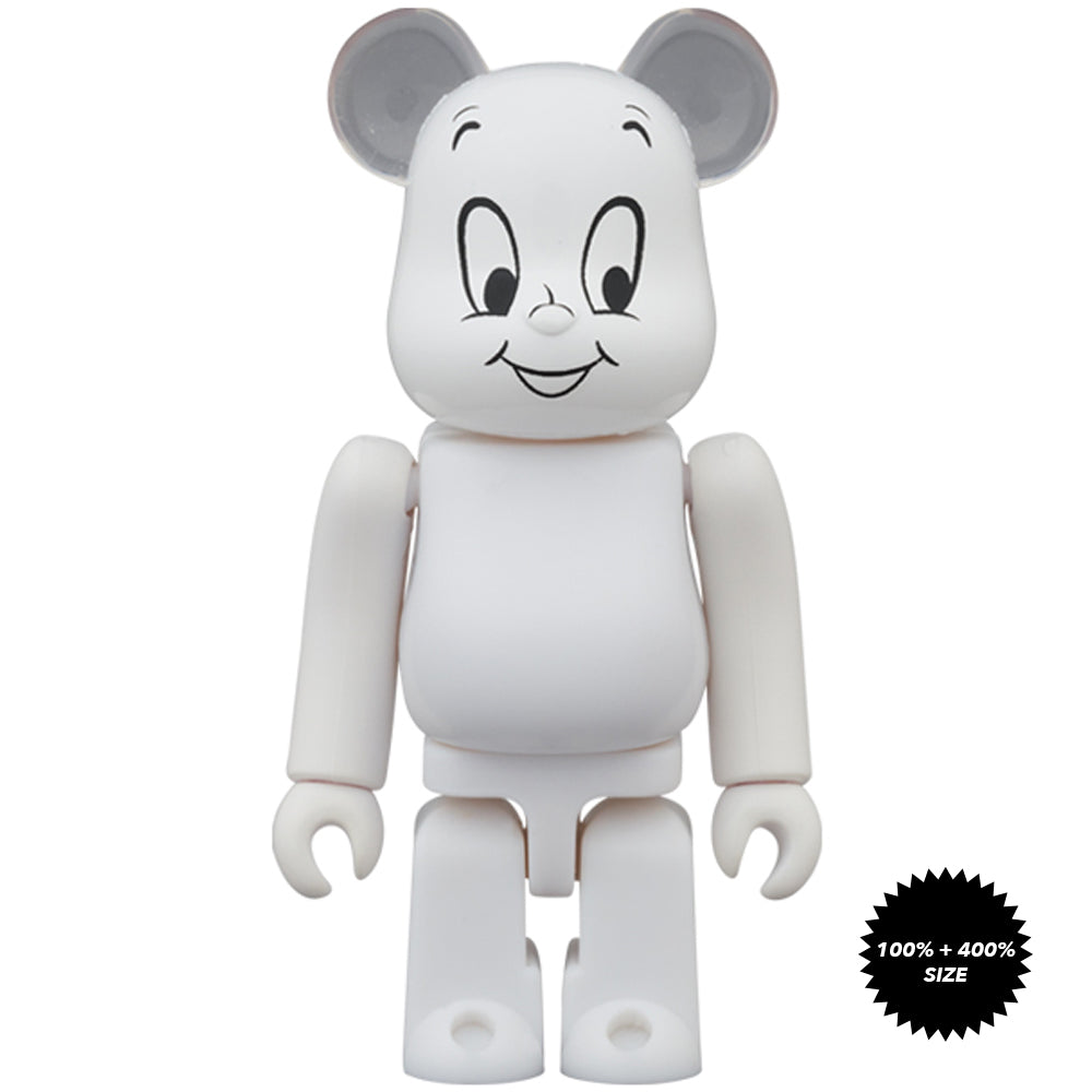 Casper The Friendly Ghost 100% + 400% Bearbrick Set by Medicom Toy