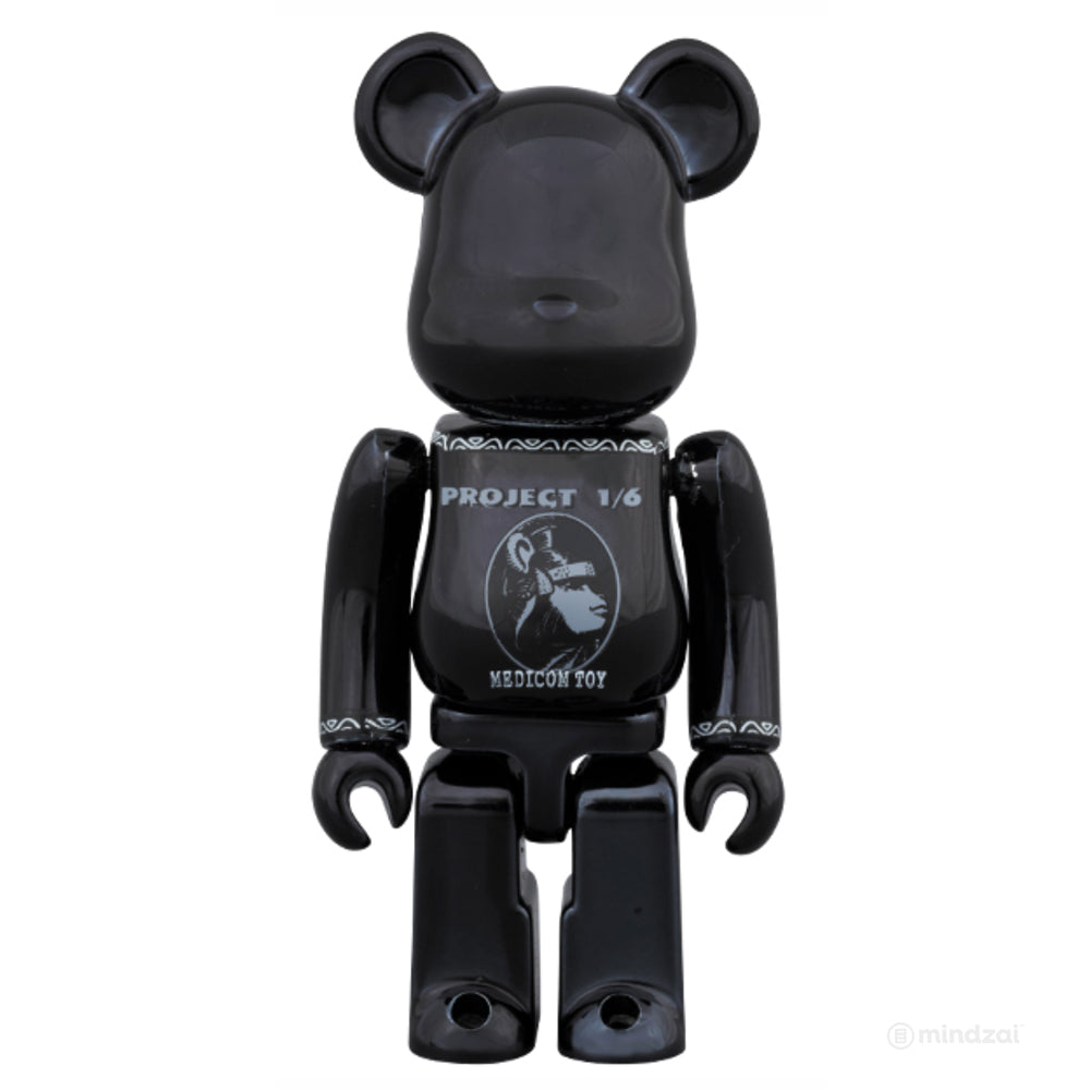 MEDICOM TOY - BE@RBRICK project 1/6 100％ &amp; 400％ Medicom 400% + 100% Bearbrck ~ Project 1/6 Be@rbrck Black