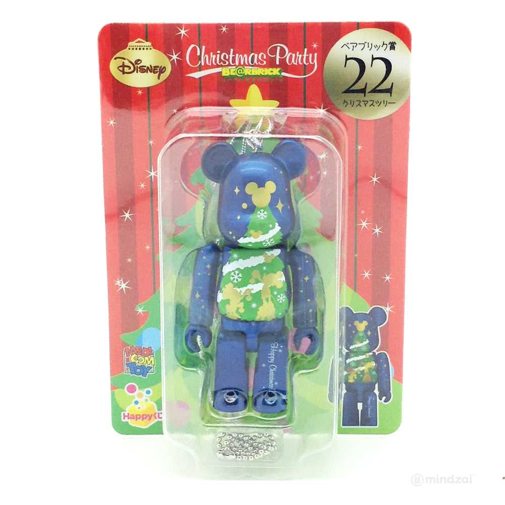 Disney Bearbrick Unbreakable - Happy Kuji # 22 - Christmas Tree with Mickey Mouse and Minnie Mouse 100% Size