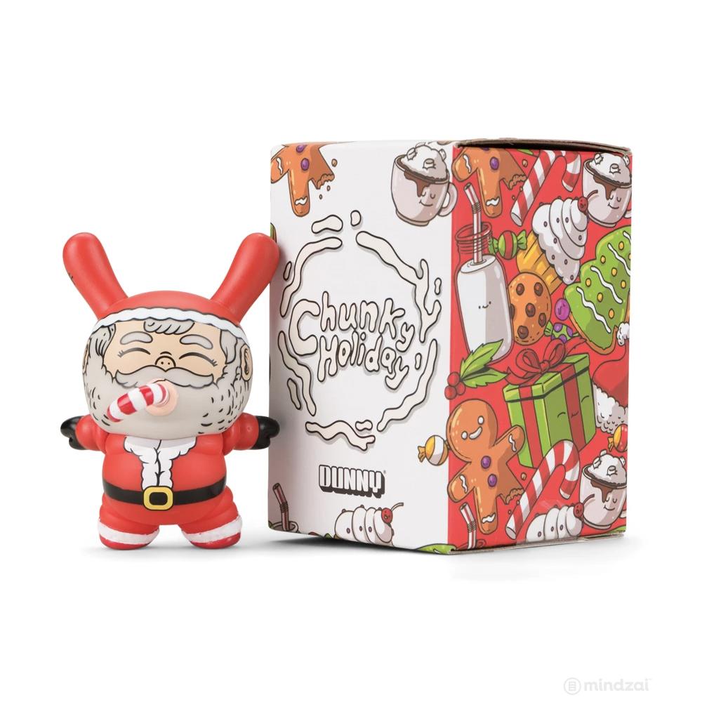 2019 Chunky Holiday 3" Dunny - Santa Edition by Alex Solis x Kidrobot