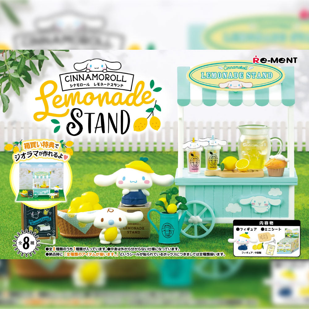 Cinnamoroll Lemonade Stand Blind Box Series by Re-Ment