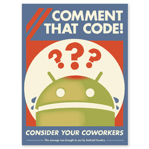 Comment That Code 18"x24" Print - Mindzai  - 2
