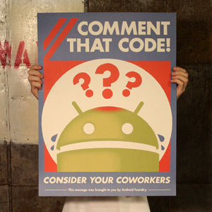 Comment That Code 18"x24" Print - Mindzai  - 1