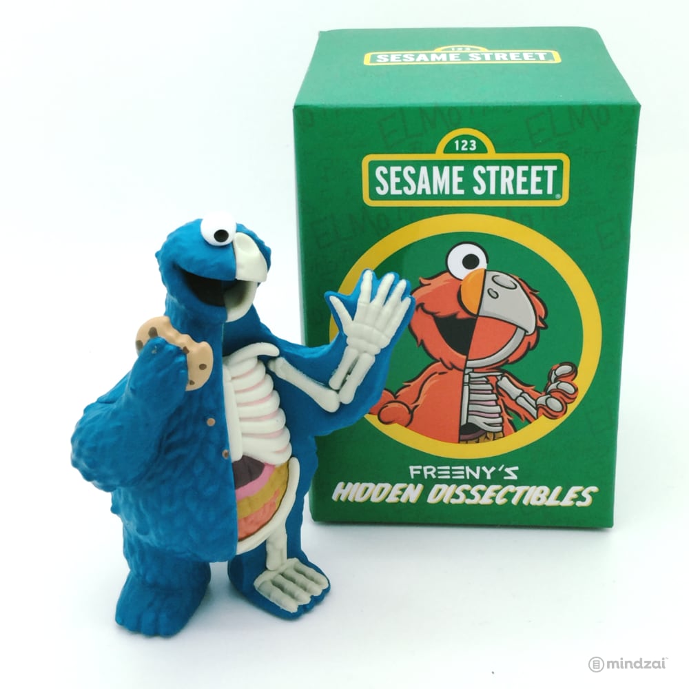 Hidden Dissectables Sesame Street by Jason Freeny x Mighty Jaxx - Cookie Monster