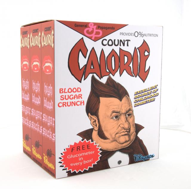 Count Calorie Cereal Killers Toy by Ron English