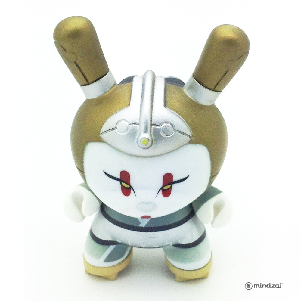 Post Apocalypse Dunny Series - Cyborg Geisha Gold (Huck Gee)