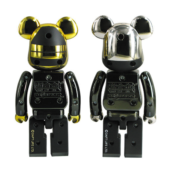 Daft Punk Random Access Memories 200% Super Metal Alloy Bearbrick - Mindzai  - 1