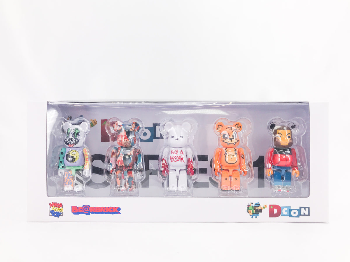 DCON 2019 Designer Con 100% Artist Bearbrick Set by Medicom Toy
