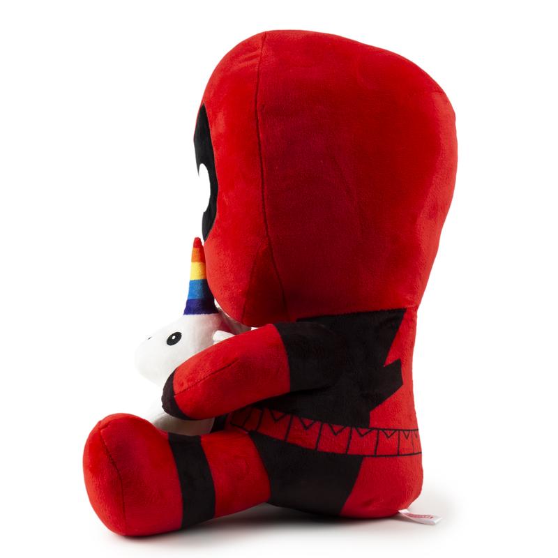 *Special Order* Deadpool Riding a Unicorn HugMe Vibrating Plush by Marvel x Kidrobot
