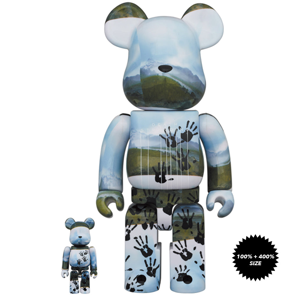 Death Stranding 100% + 400% Bearbrick Set by Medicom Toy