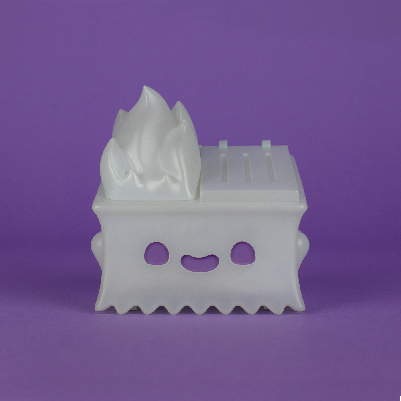 Dumpster Fire Ghost Vinyl Figure by 100% Soft