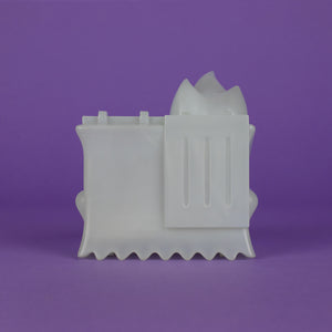 Dumpster Fire Ghost Vinyl Figure by 100% Soft