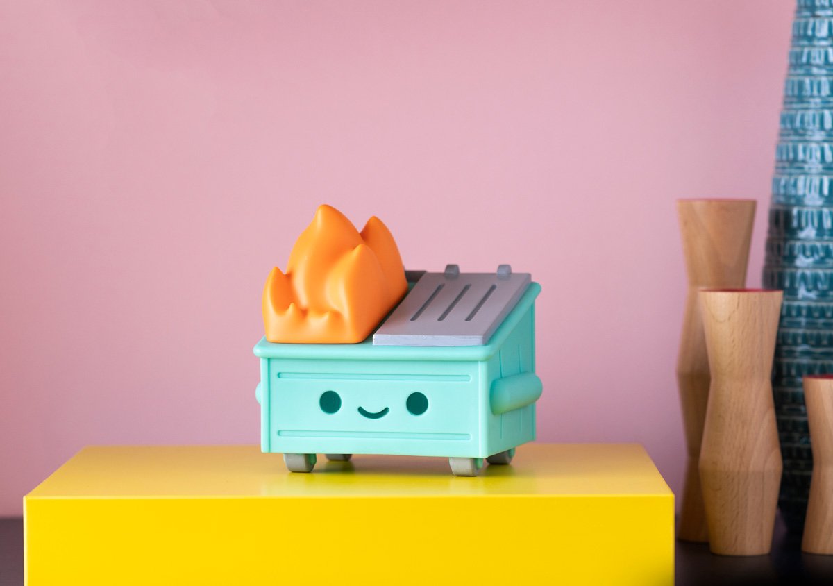 Dumpster Fire Night Light by 100% Soft