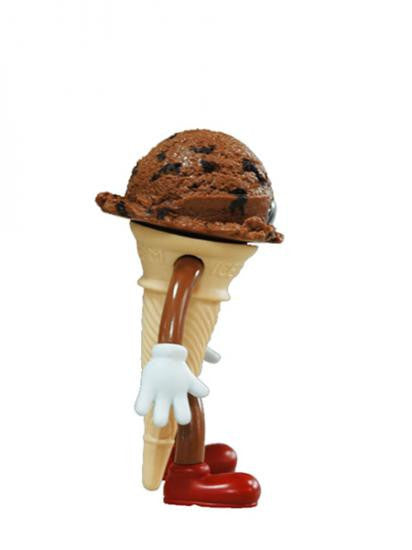 Double Chocolate Ice Cream Flavors Sofubi by Dune *Tokyo Treasures* - Mindzai  - 1